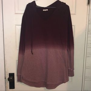 Tunic length Maurice’s hoodie size Large